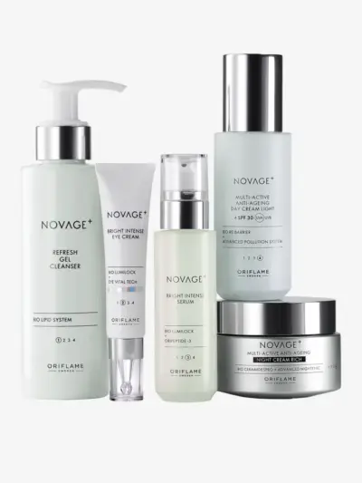 Novage + bright intense routine